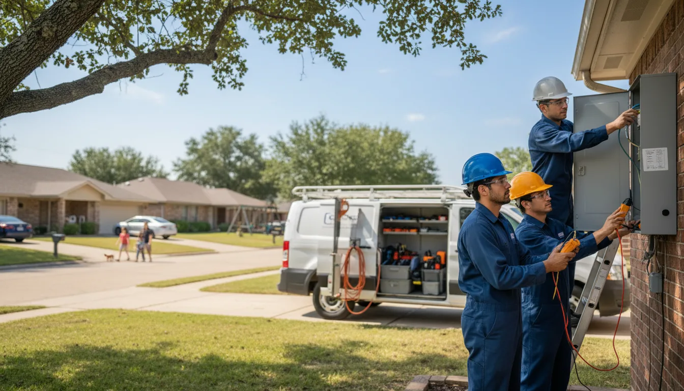 Certified electrician providing emergency electrical services in Peterson, MN